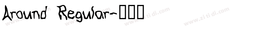 Around Regular字体转换